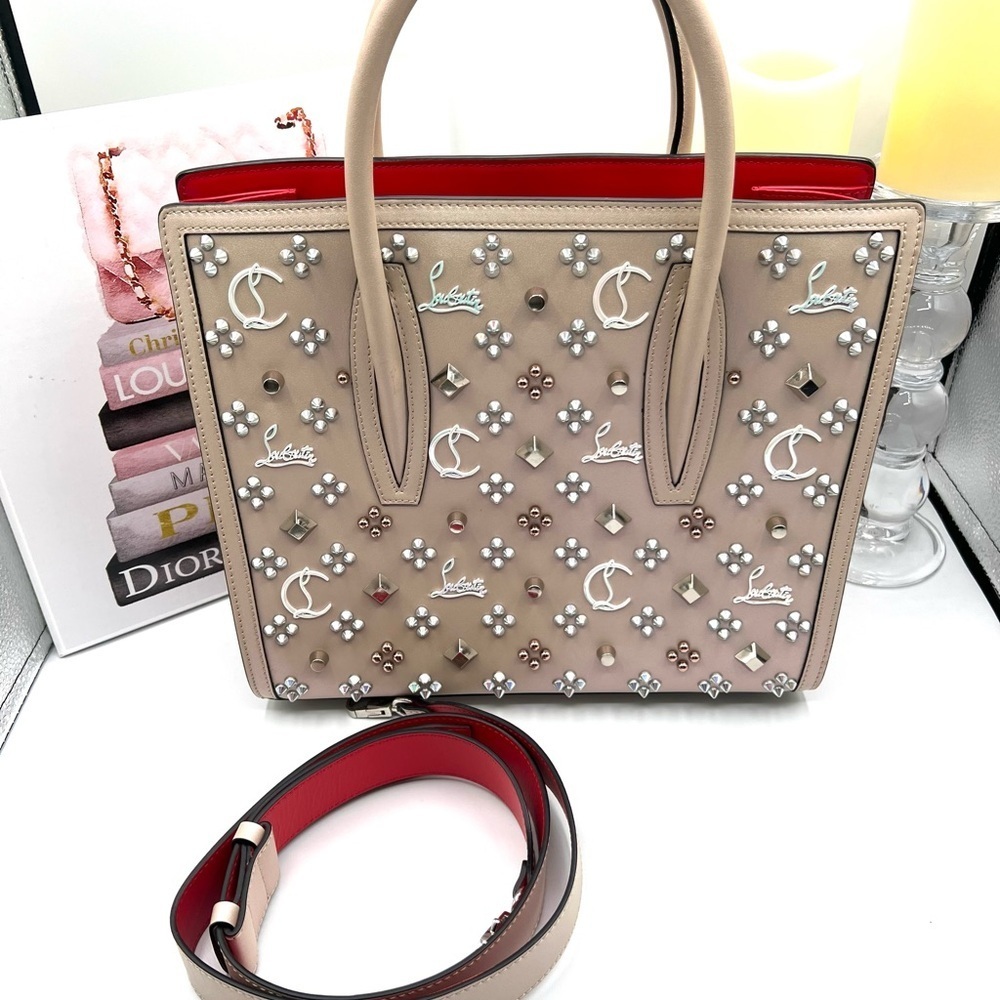 Christian Louboutin Authentic Paloma Medium Tote - Leche Biege - Picture 2 of 16